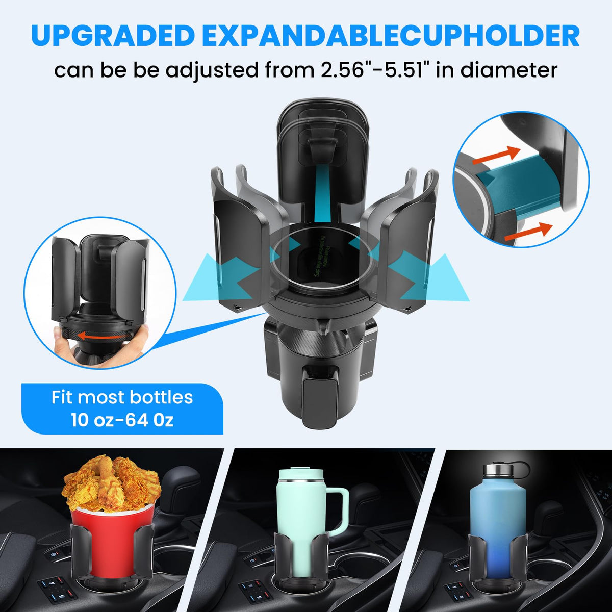 Car Cup Holder Expander (1 pcs)