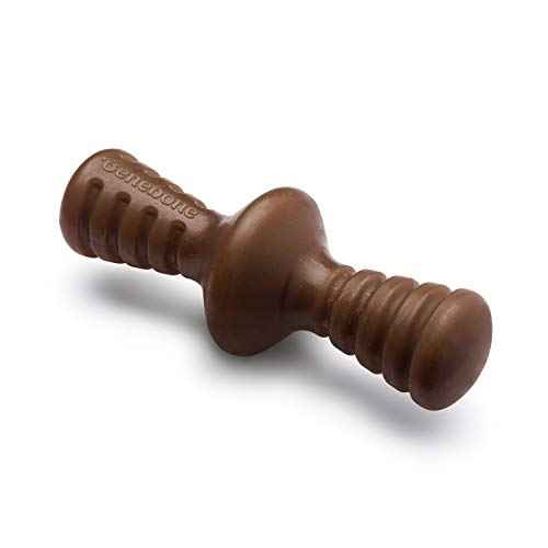 Zaggler Dog Chew Toy for Aggressive Chewers (Brown / Large)