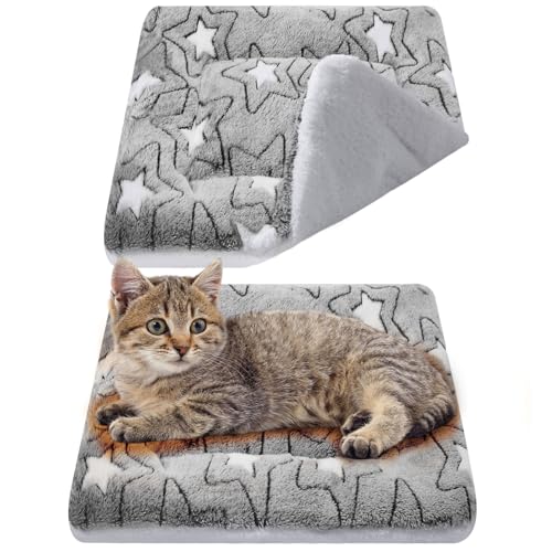 2 Pack Self Warming Cat Mat (Grey / 17'' X 17'')