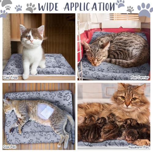 2 Pack Self Warming Cat Mat (Grey / 22'' X 18'')