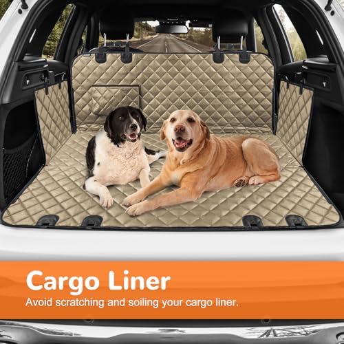 XL Dog Seat Cover for Full (Light Brown / XL - 60" Length)