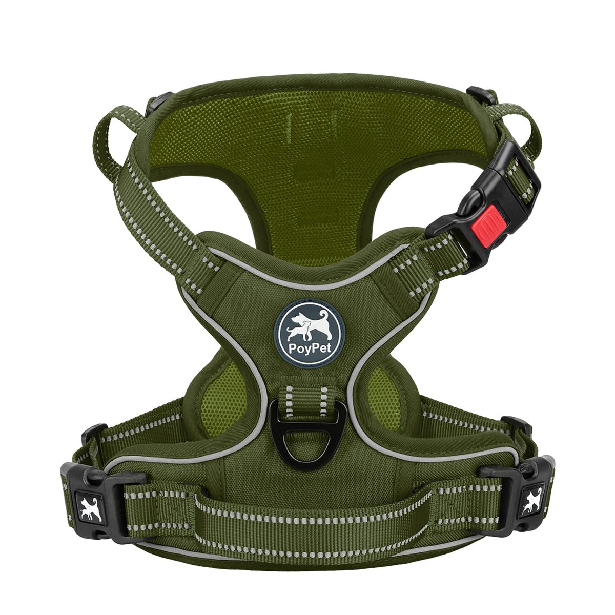 No Pull Dog Harness (Medium / Military Green)