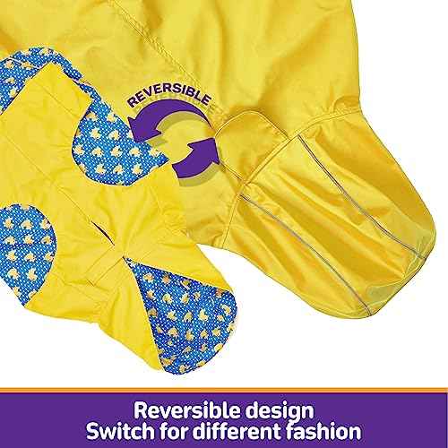 Dog Raincoat Reversible Dog Rain Jacket (Green / 2X-Large)