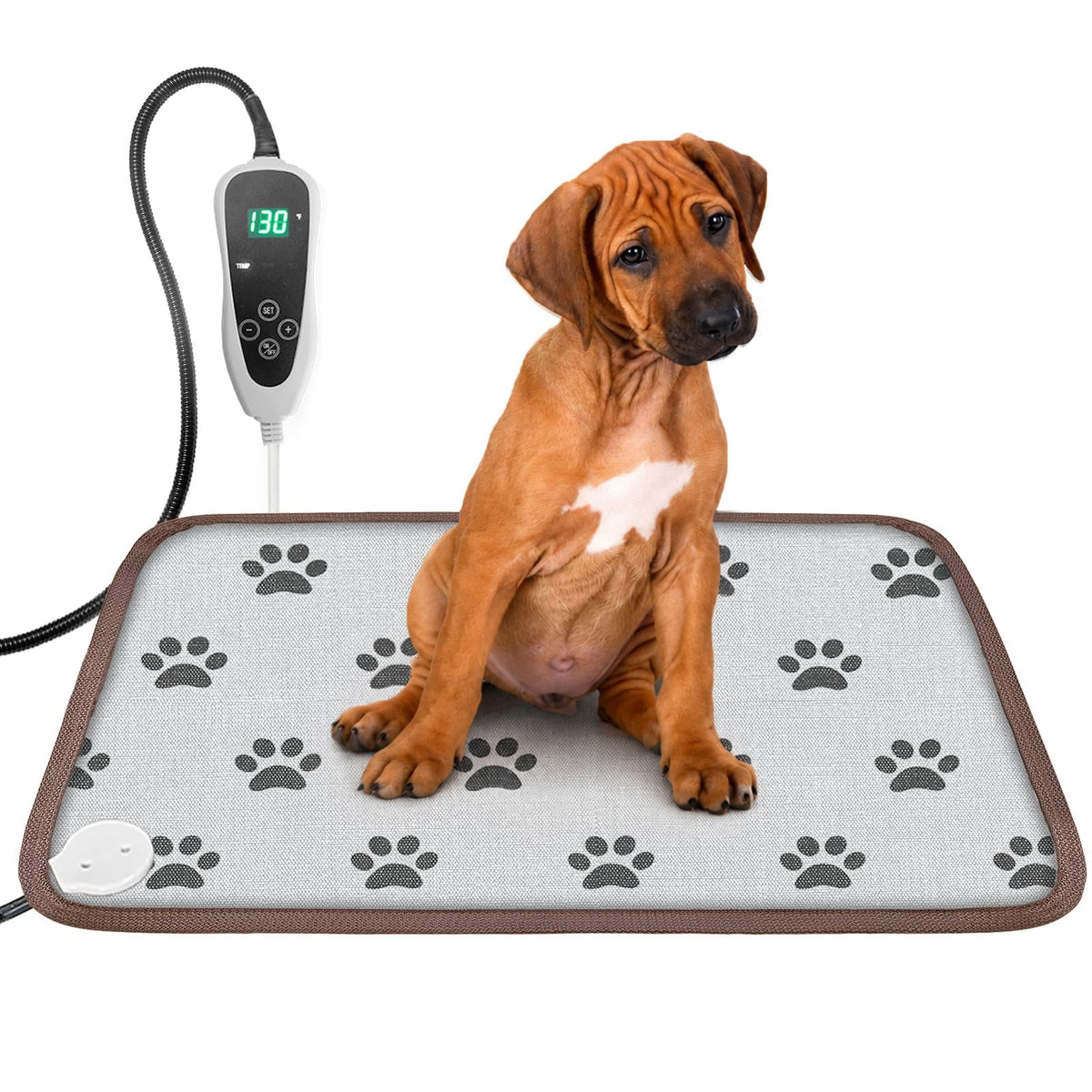 Pet Heating Pad for Small Dogs 22x18in with Normally Open Function (22.0"L x 18.0"W)