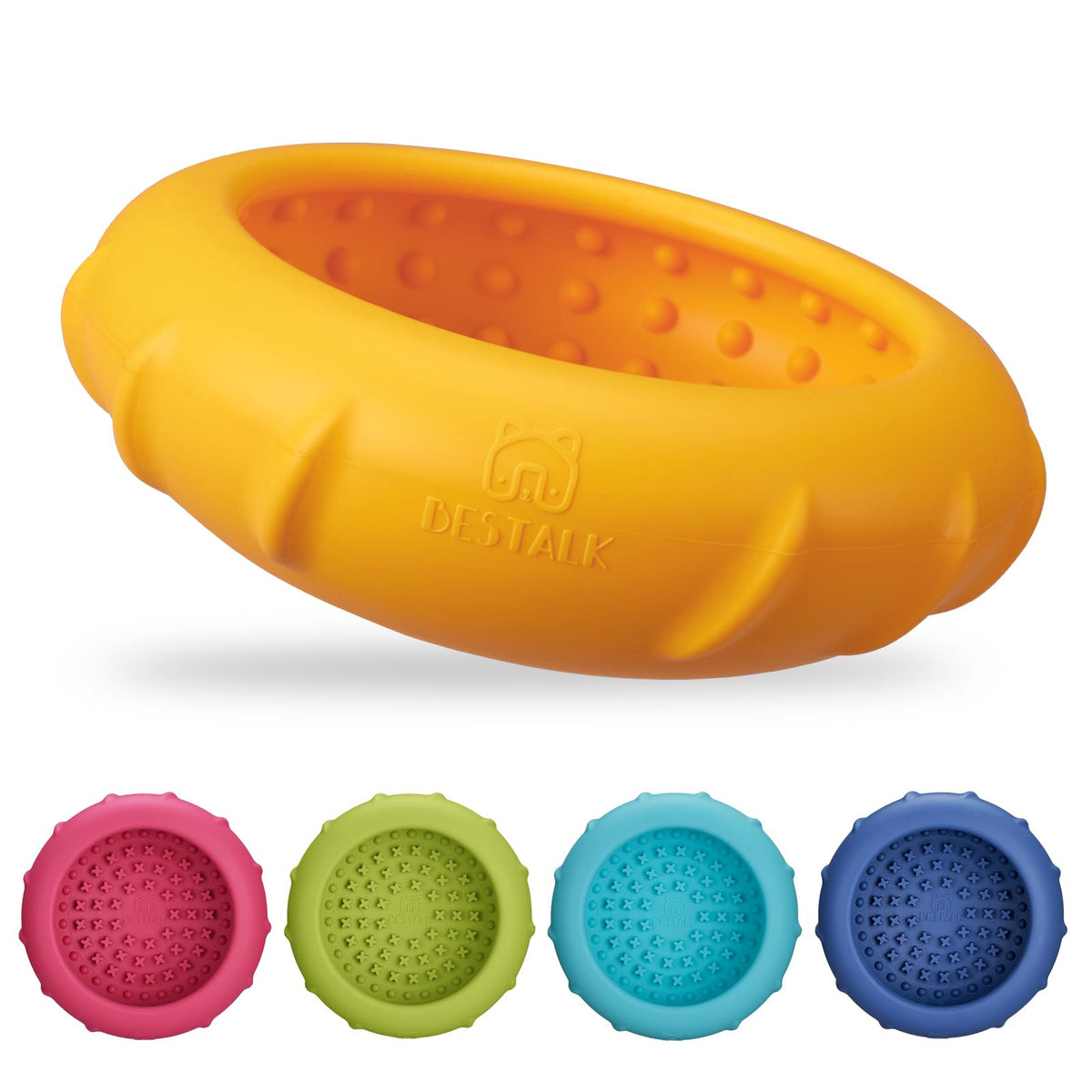 Dog Lick Bowl (Large / Orange)