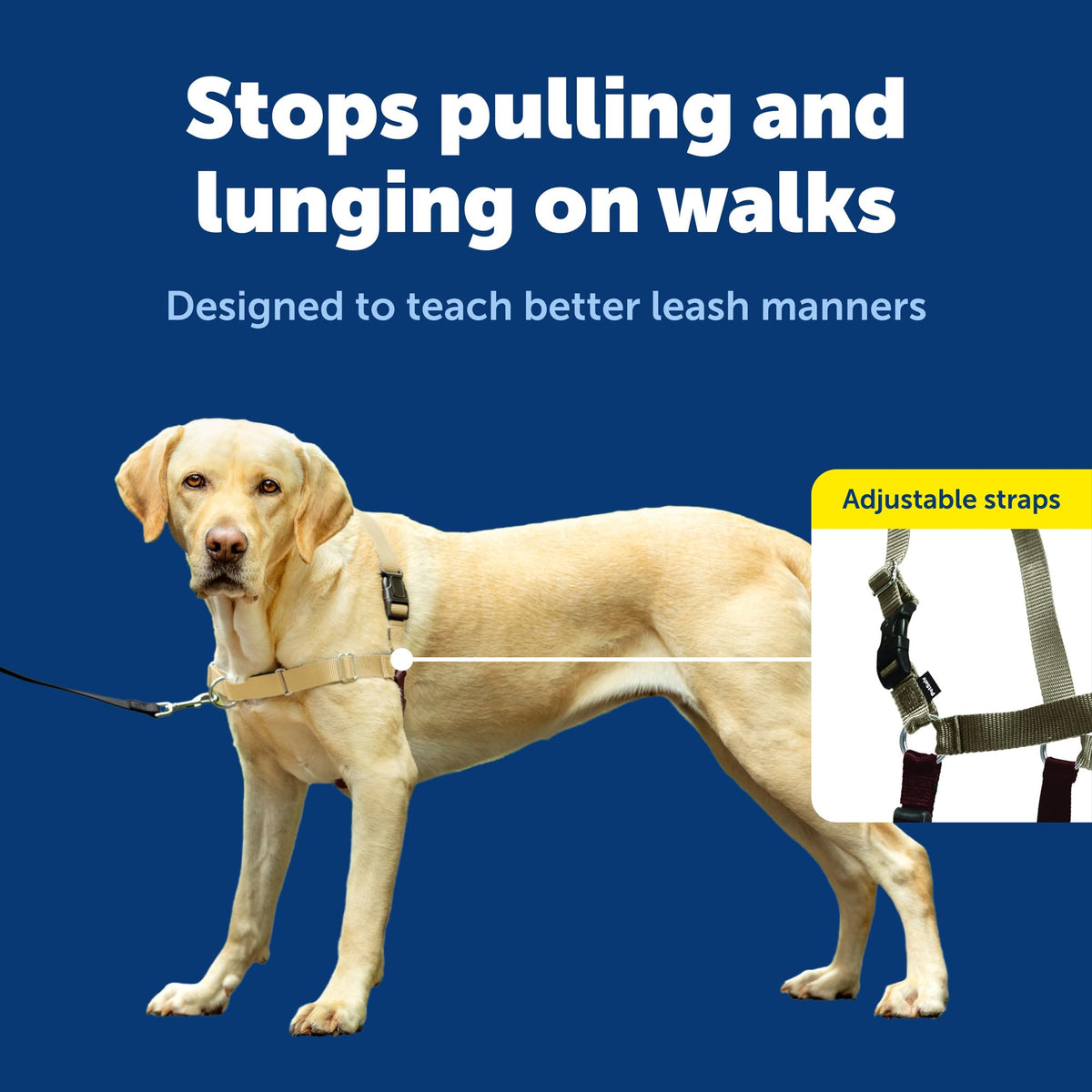 Easy Walk Harness (Large / Tan/Brown)