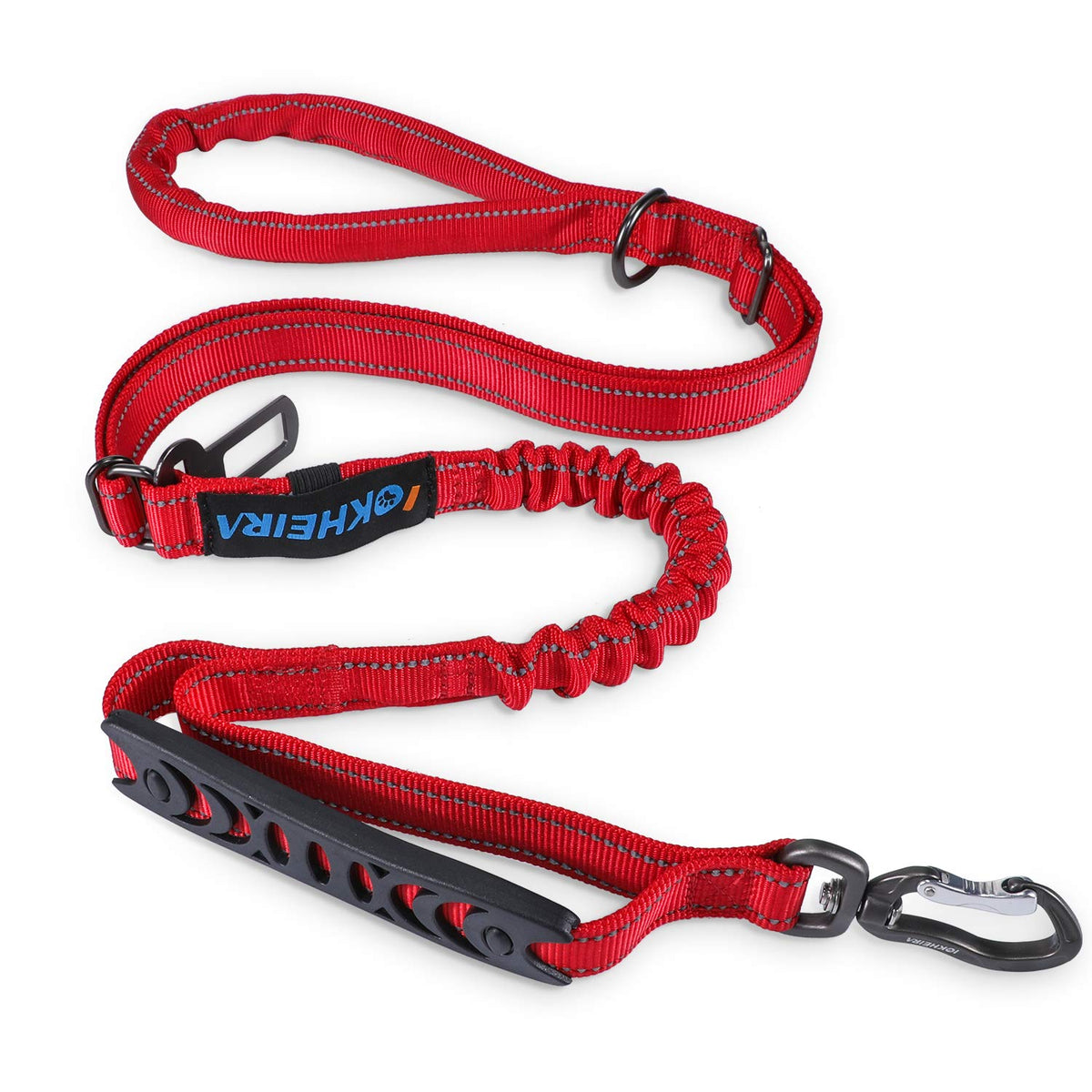 Multifunctional Dog Leash for Medium & Large Dogs (Red)