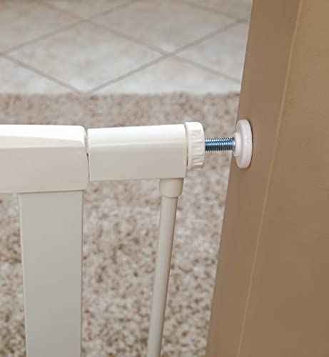 29" Walk Thru Dog Gate (White / 29-Inch)