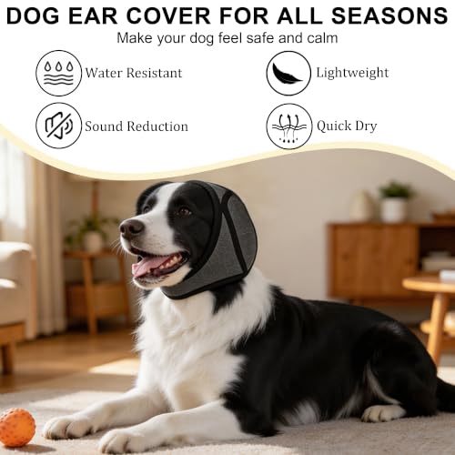 Dog Ear Protection Wrap (Pink / Large)