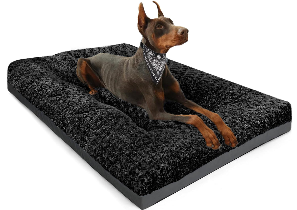 Extra Large Dog Bed (47.0"L x 29.0"W x 3.5"Th / Black)