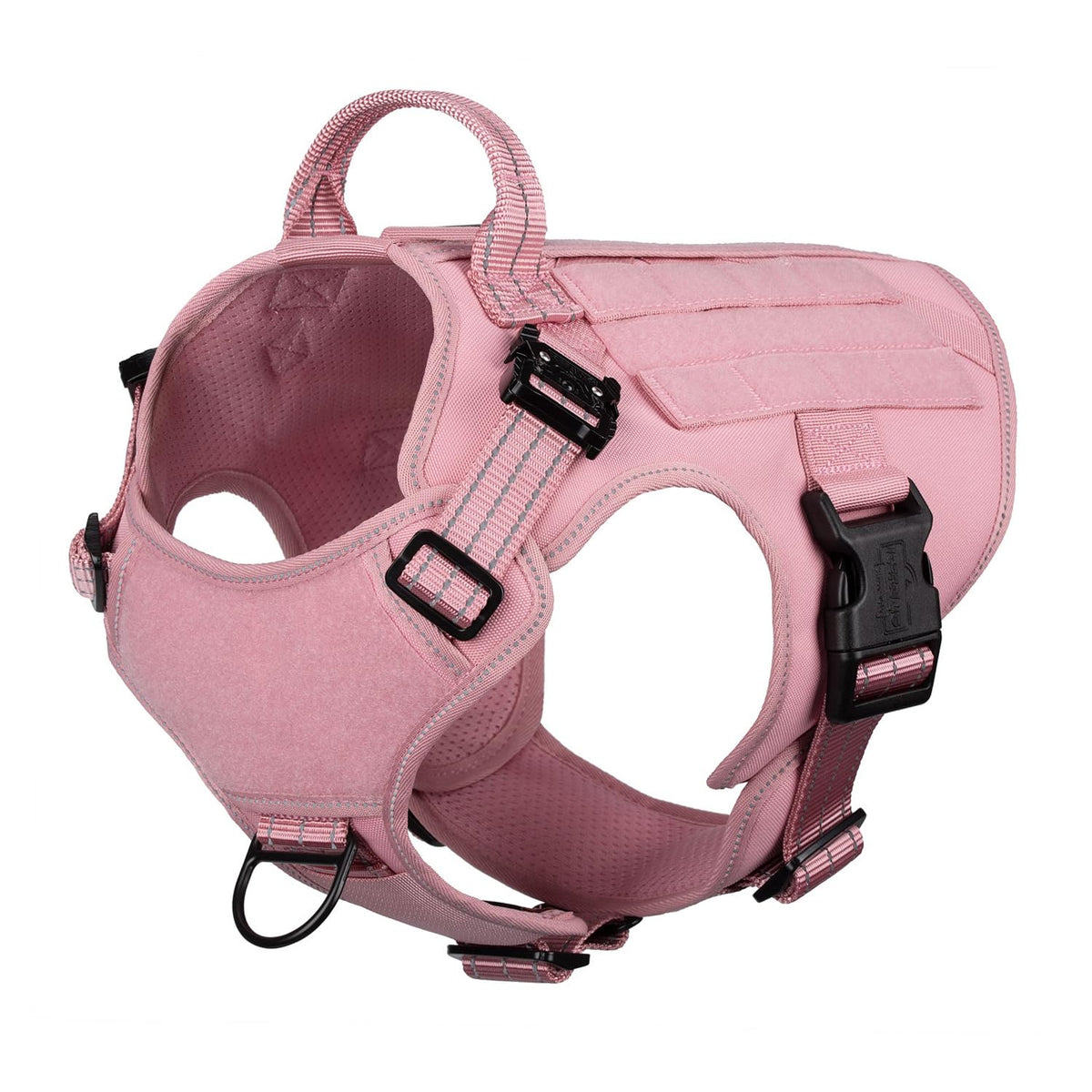 Tactical Dog Harness for Small Dogs (Small (Pack of 1) / Pink)