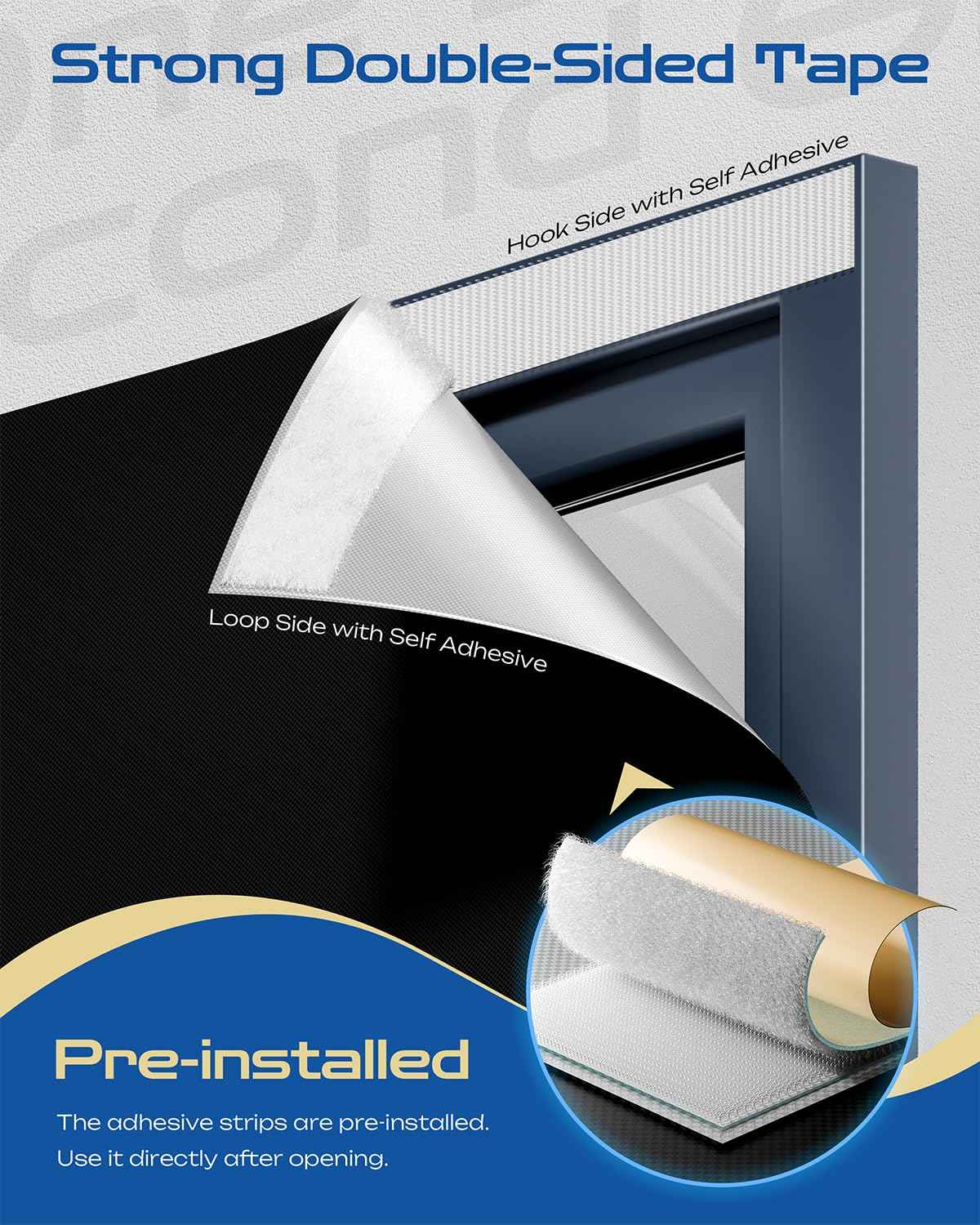 100% Blackout Curtains for Bedroom (Black / 45"W x 78"L (Pack of 1))