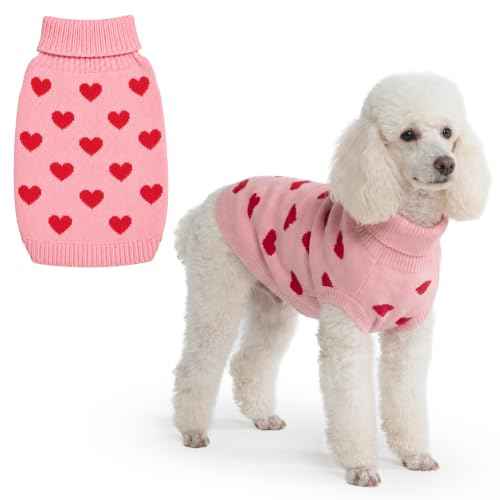 Knit Dog Sweater (Hearts / XX-Large)