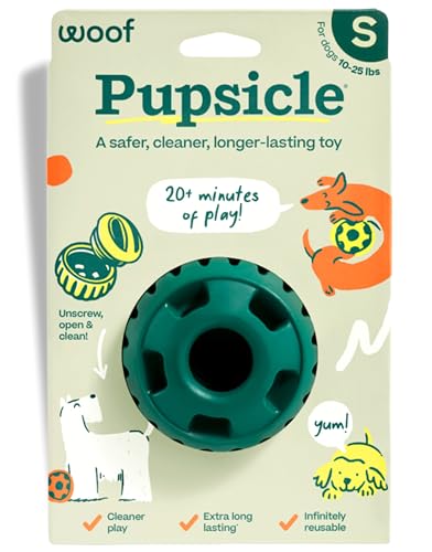 Pupsicle Interactive Dog Ball Toy for Dogs Small 10 (Green / Small)