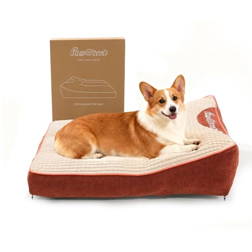 Washable Dog Bed with Removable Cover for Medium Size Dogs 30" L