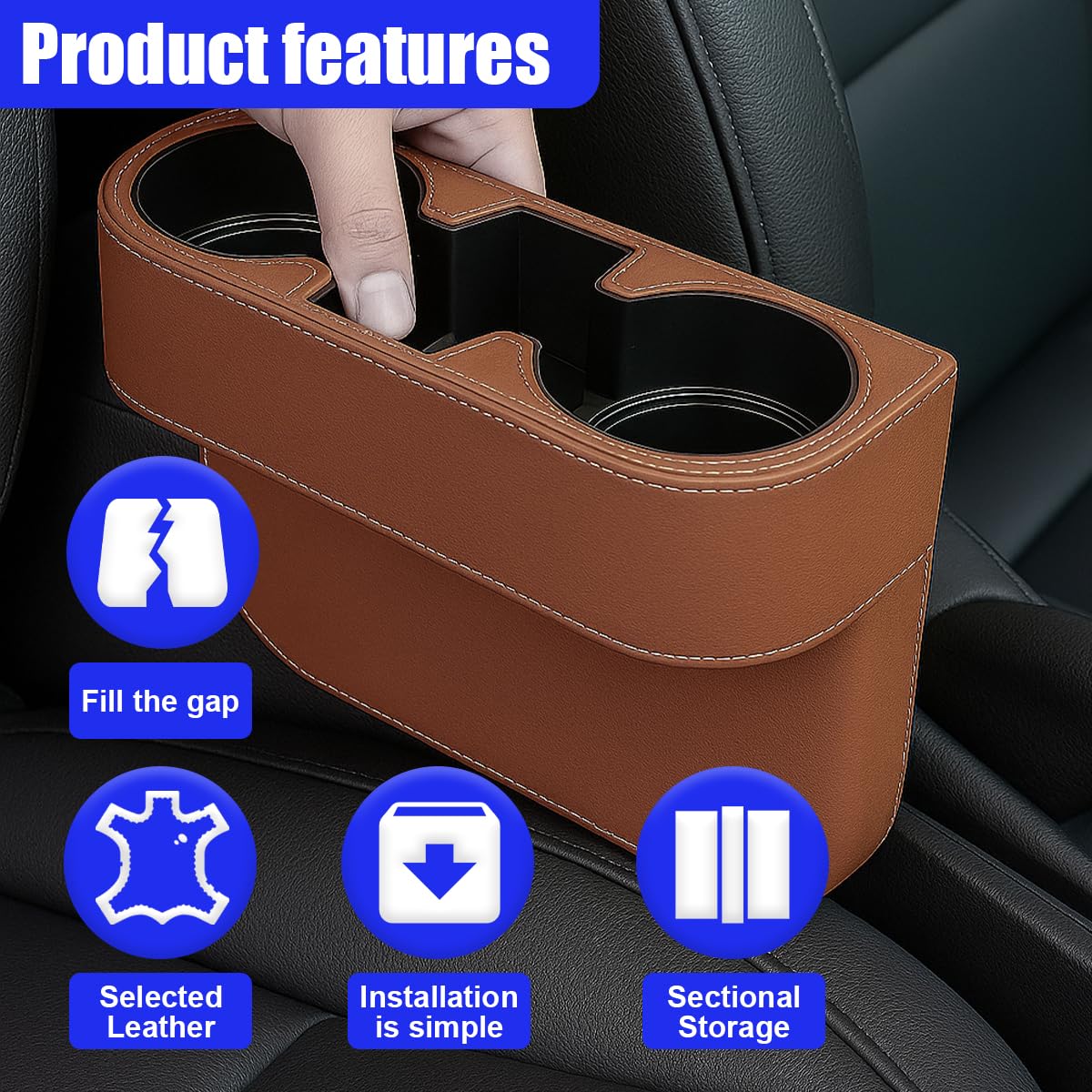 Car Cup Holder (Brown)
