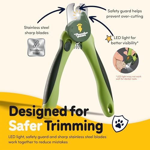 LED Dog Nail Clippers with Light