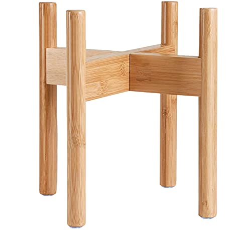 Dog Bowl Stand for Large Dogs (For Large Dogs - 14 inch Height / Bamboo)
