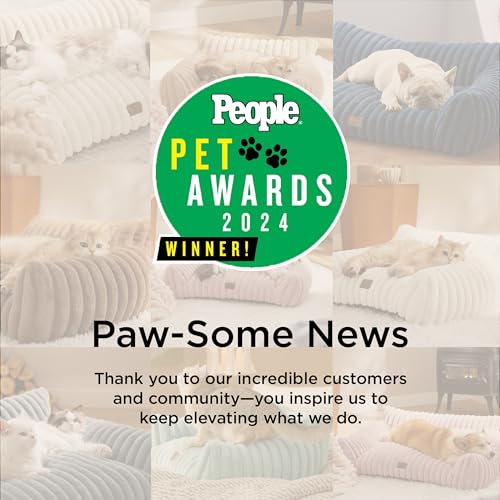 ComfyFleece® Shown on TV Fluffy Cat Couch for Pets (24x18x10" / Blue Indigo)