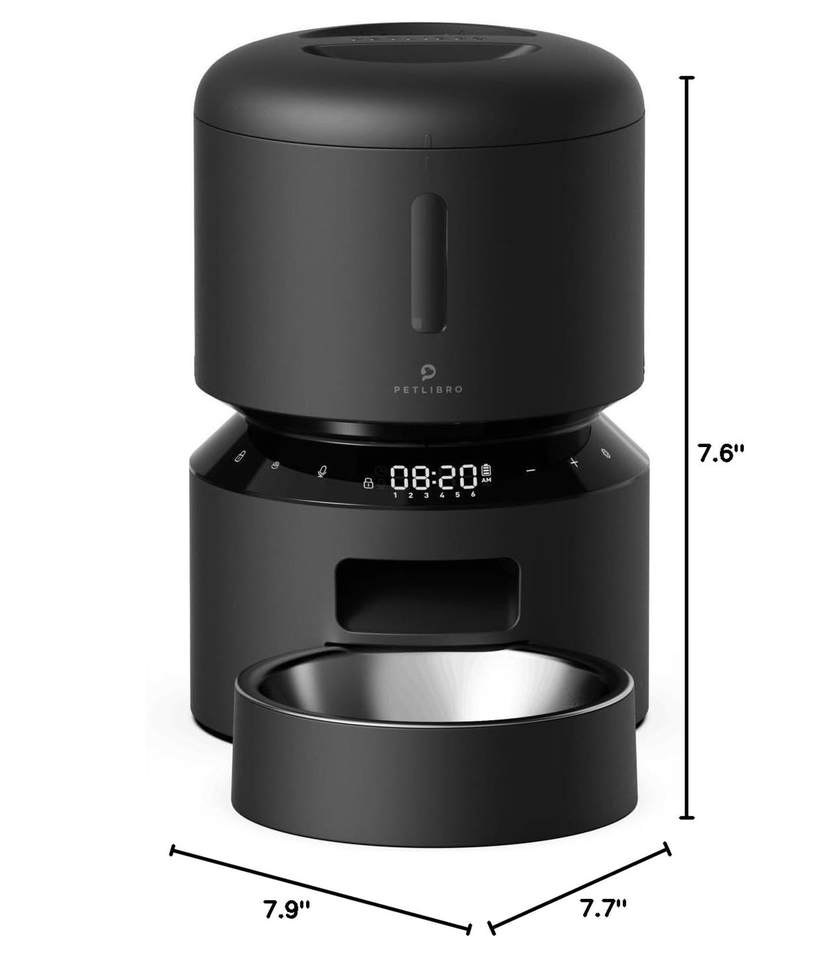 Automatic Cat Feeder (Black / 3l-basic No Cam&app)