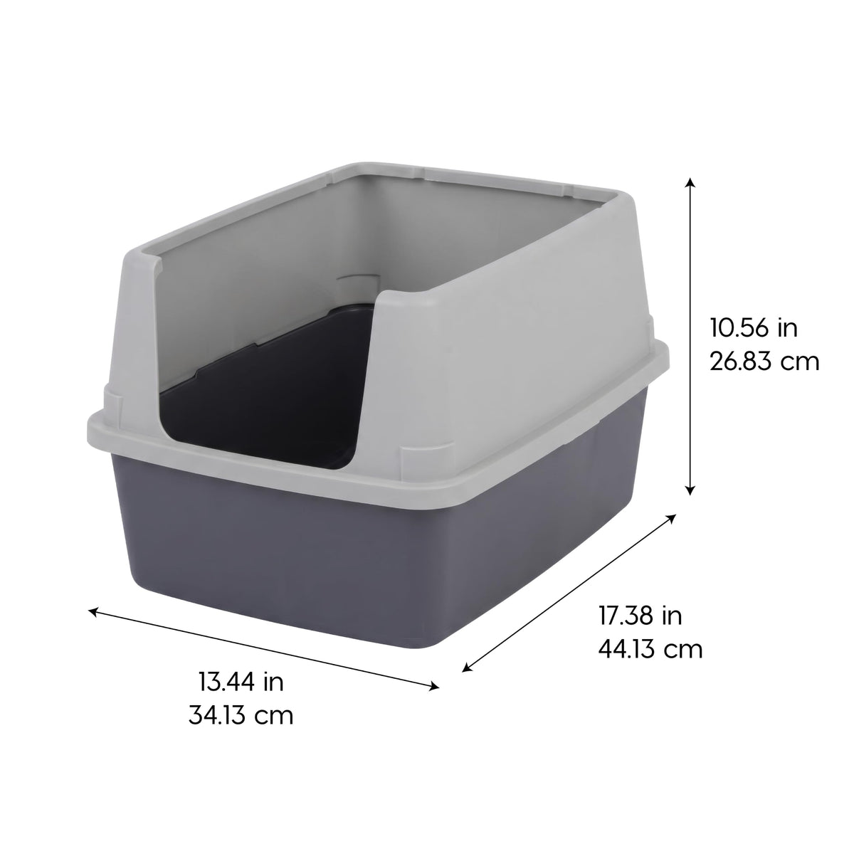 Cat Litter Box Small (Small / Gray)