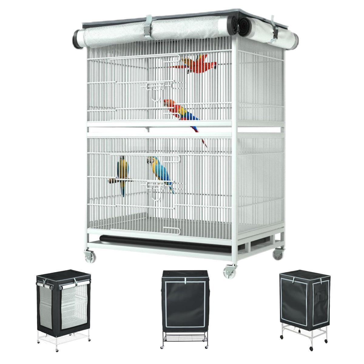 Large Bird Cage Cover (32.0"L x 21.0"W x 52.0"H)