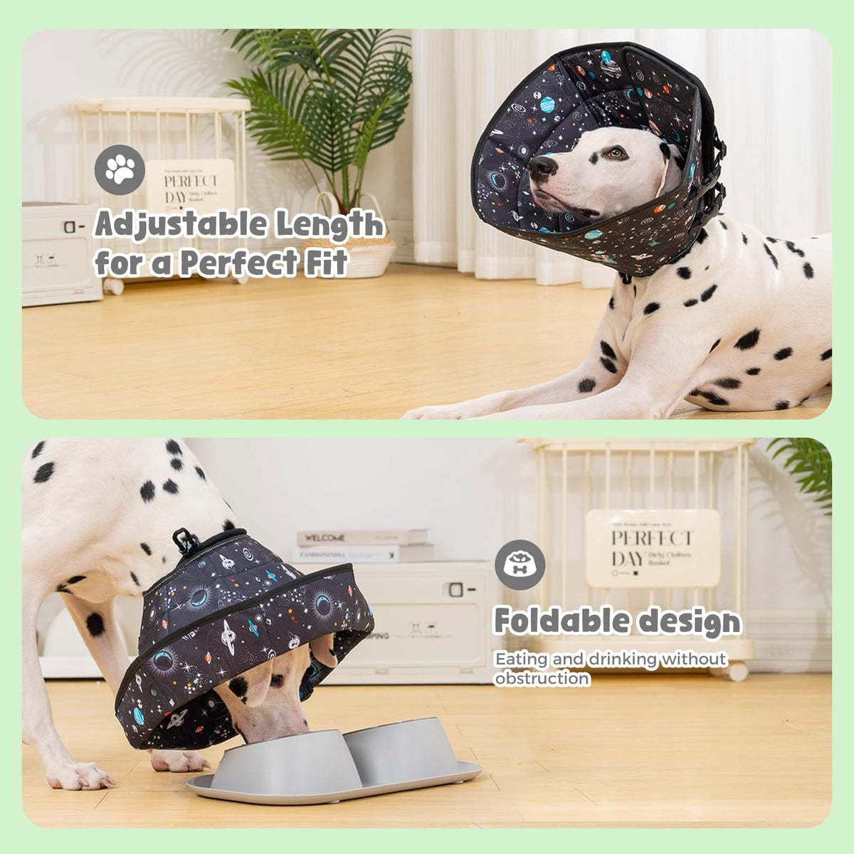 Soft Dog Cone Drawstring (Star / S)