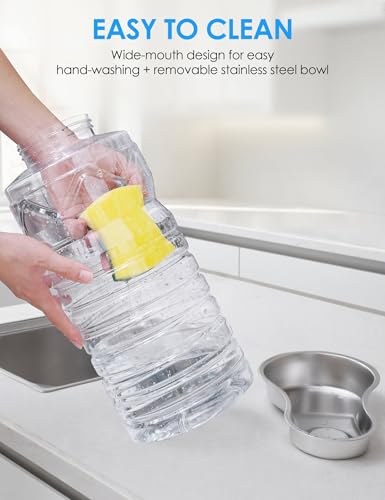 2.5 Gal Gravity Dog Water Dispenser with Wide (9.5L)