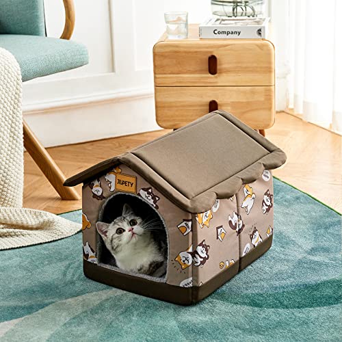 Dog House Indoor (Brown / S)