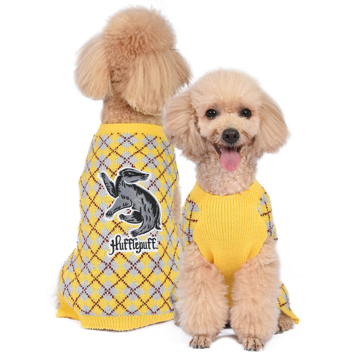 Hufflepuff Dog Sweater (Hufflepuff / Medium)