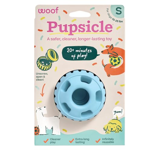 Pupsicle Interactive Dog Ball Toy for Dogs Small 10 (Blue / Small)