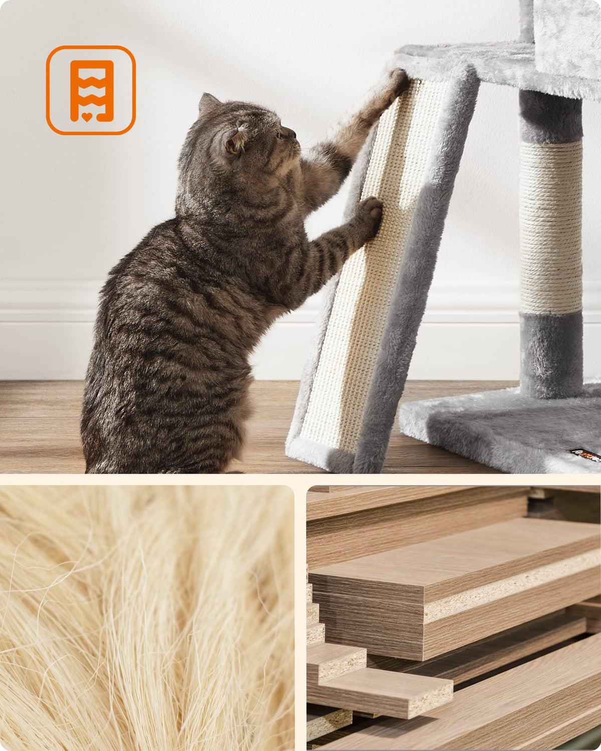 Cat Tree 45.3 (Light Gray)