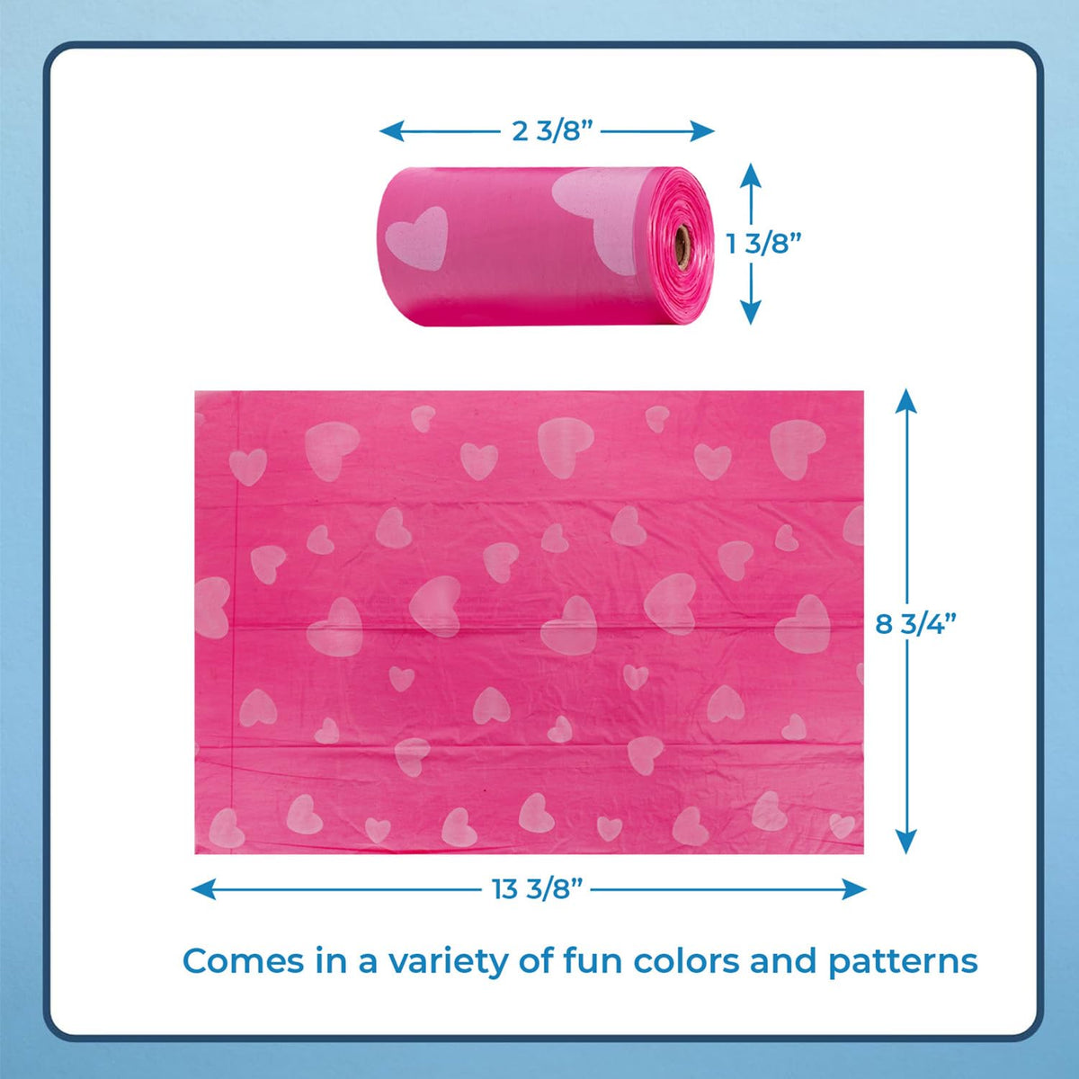 Poop Bags for Dogs (Assorted Colors 2 / 240 Bags)
