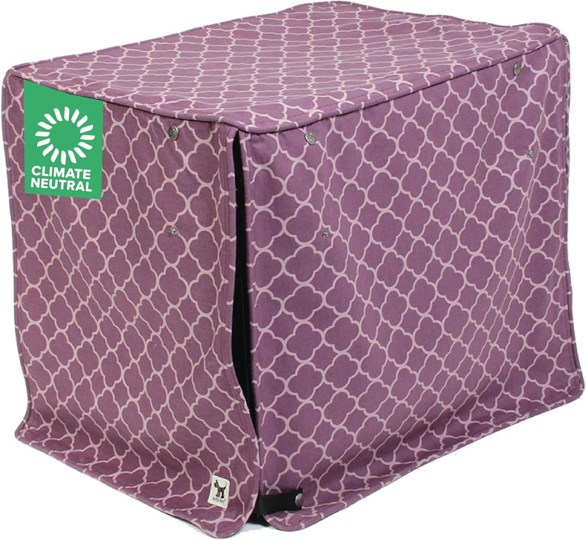 Purple Dog Crate Cover (Royals / 48.0"L x 30.0"W x 33.0"H)