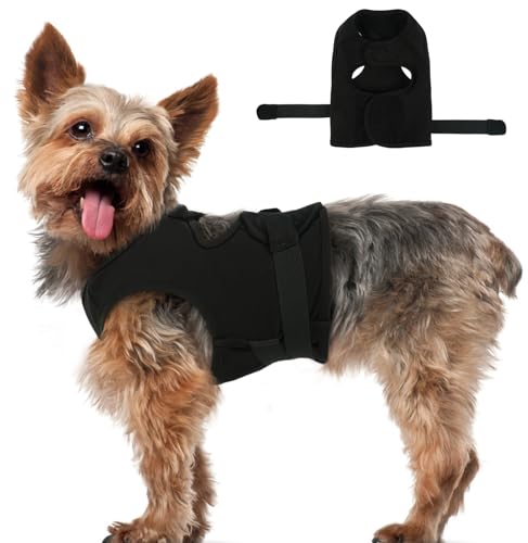 Dog Anxiety Relief Vest (Black / X-Small (Chest: 16.9"/43cm))
