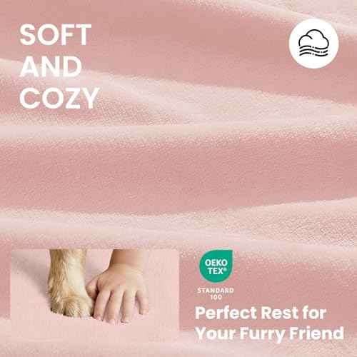 Orthopedic Waterproof Small Dog Bed (24"x 16"x 3” (For Sprawling) / 02-Pink)