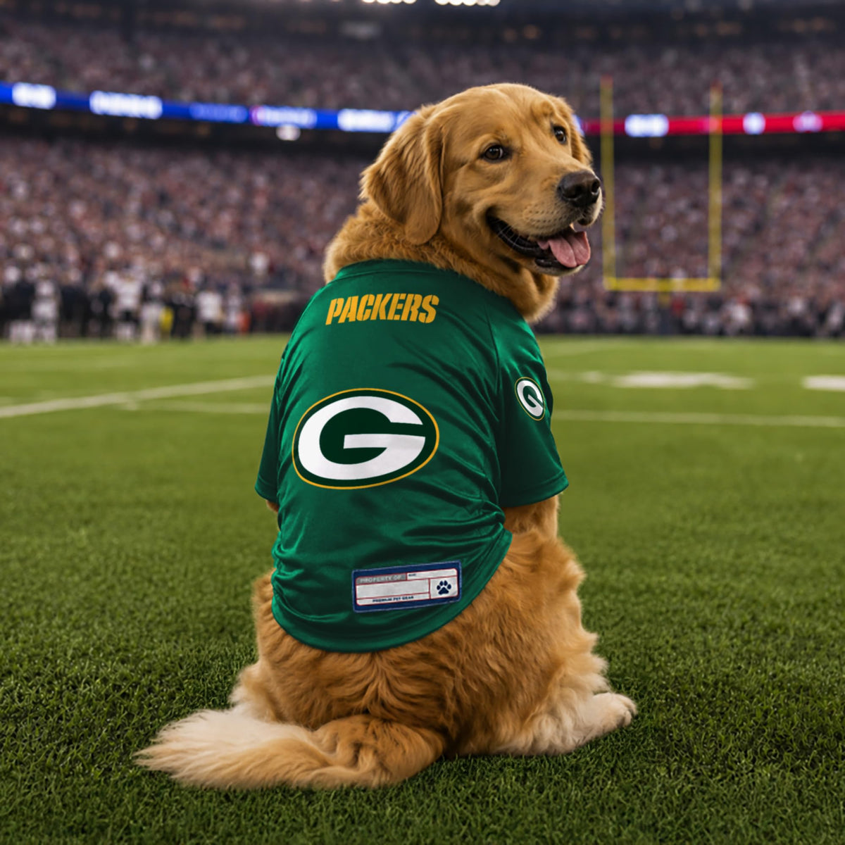 NFL Green Bay Packers Stretch Pet Jersey (Green Bay Packers / Small)