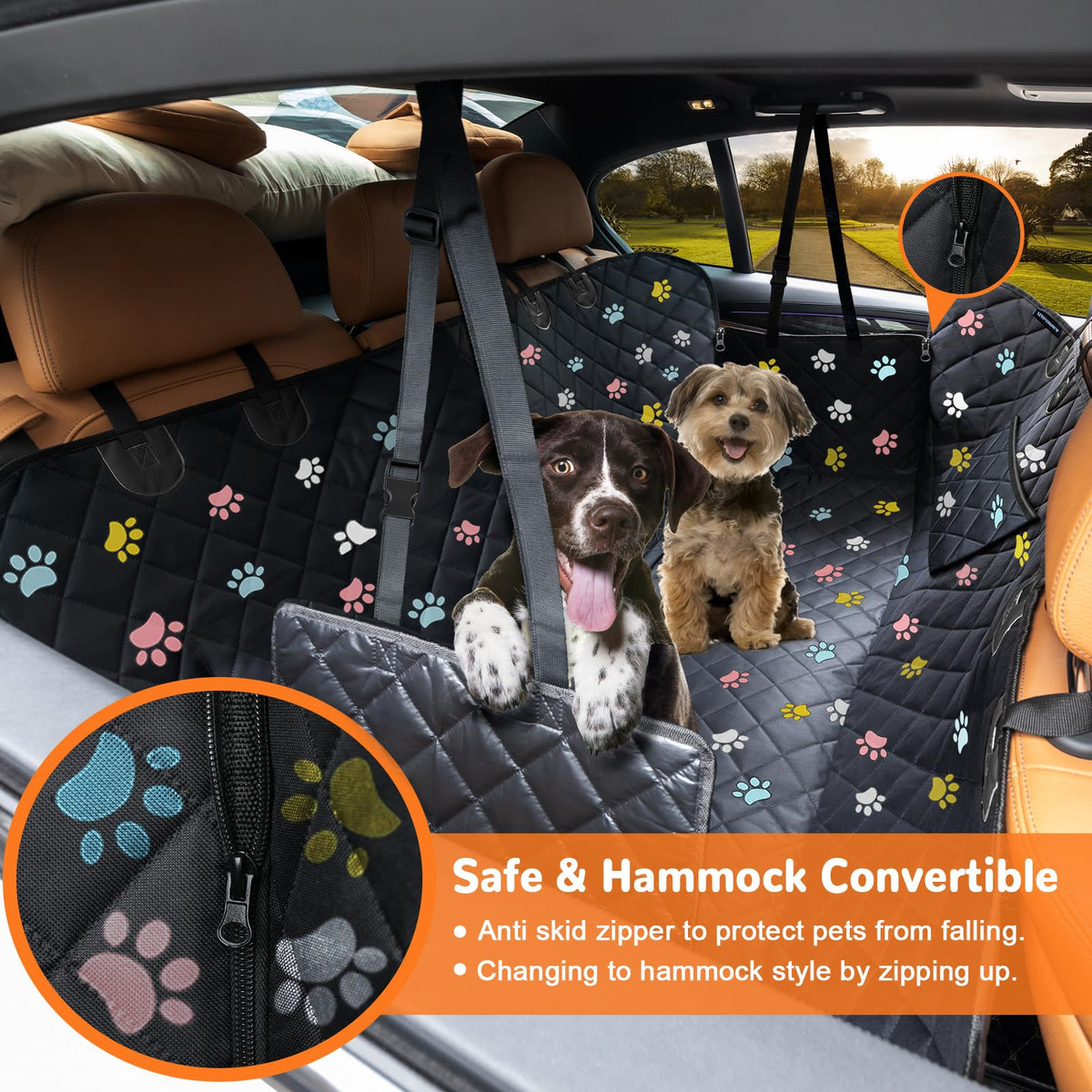 XL Dog Seat Cover for Full (Colorful / XL - 60" Length)