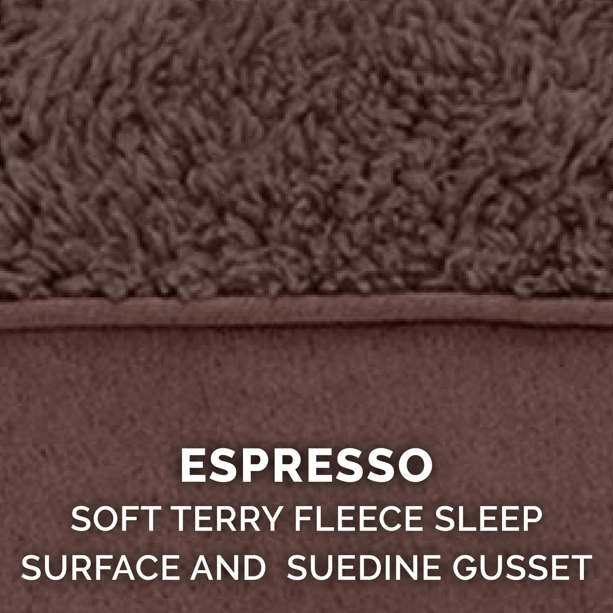 Orthopedic Dog Bed for Large (Large / Espresso)