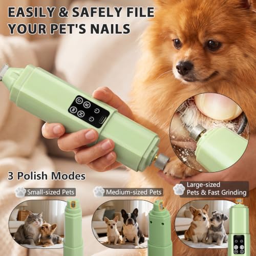 Dog Nail Grinder Quiet (Green)