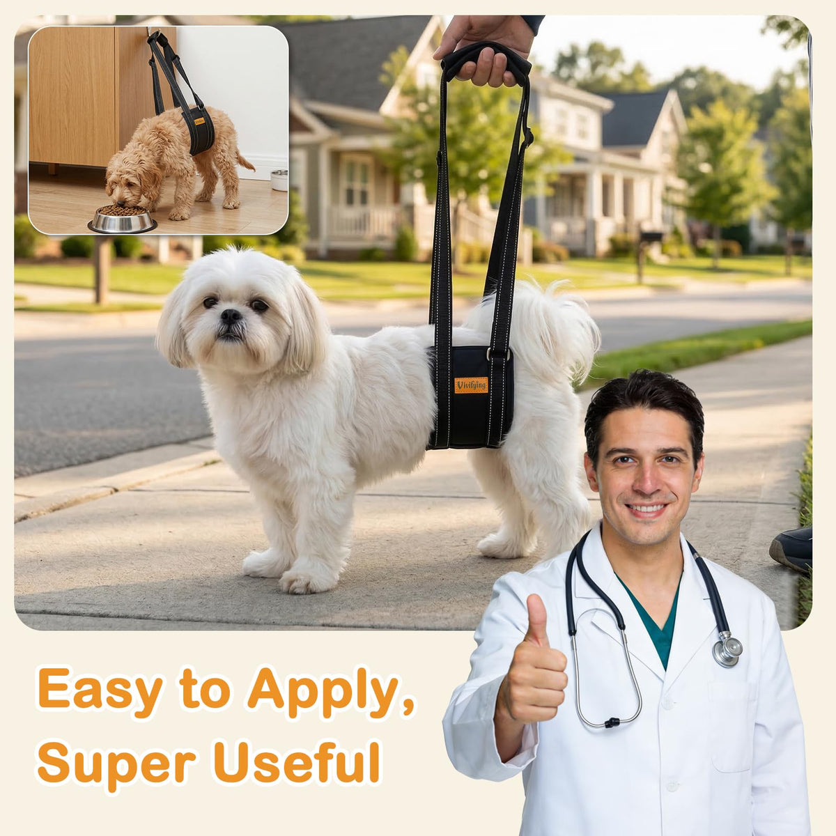 Dog Lift Sling for Small Dogs (S)