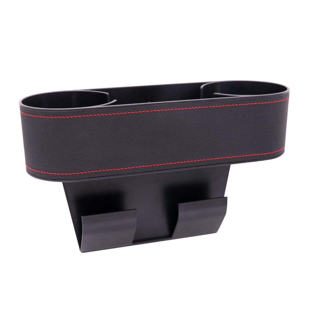 Car Console Side Seat Gap Organizer with Cup Holder (UGBD-Black)