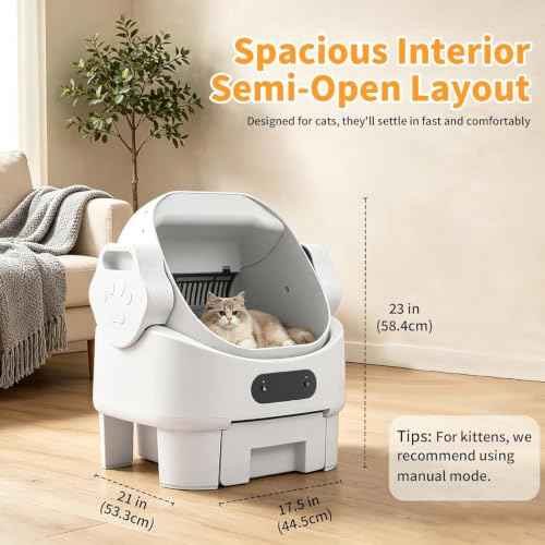 Automatic Cat Litter Box (Automatic-White)