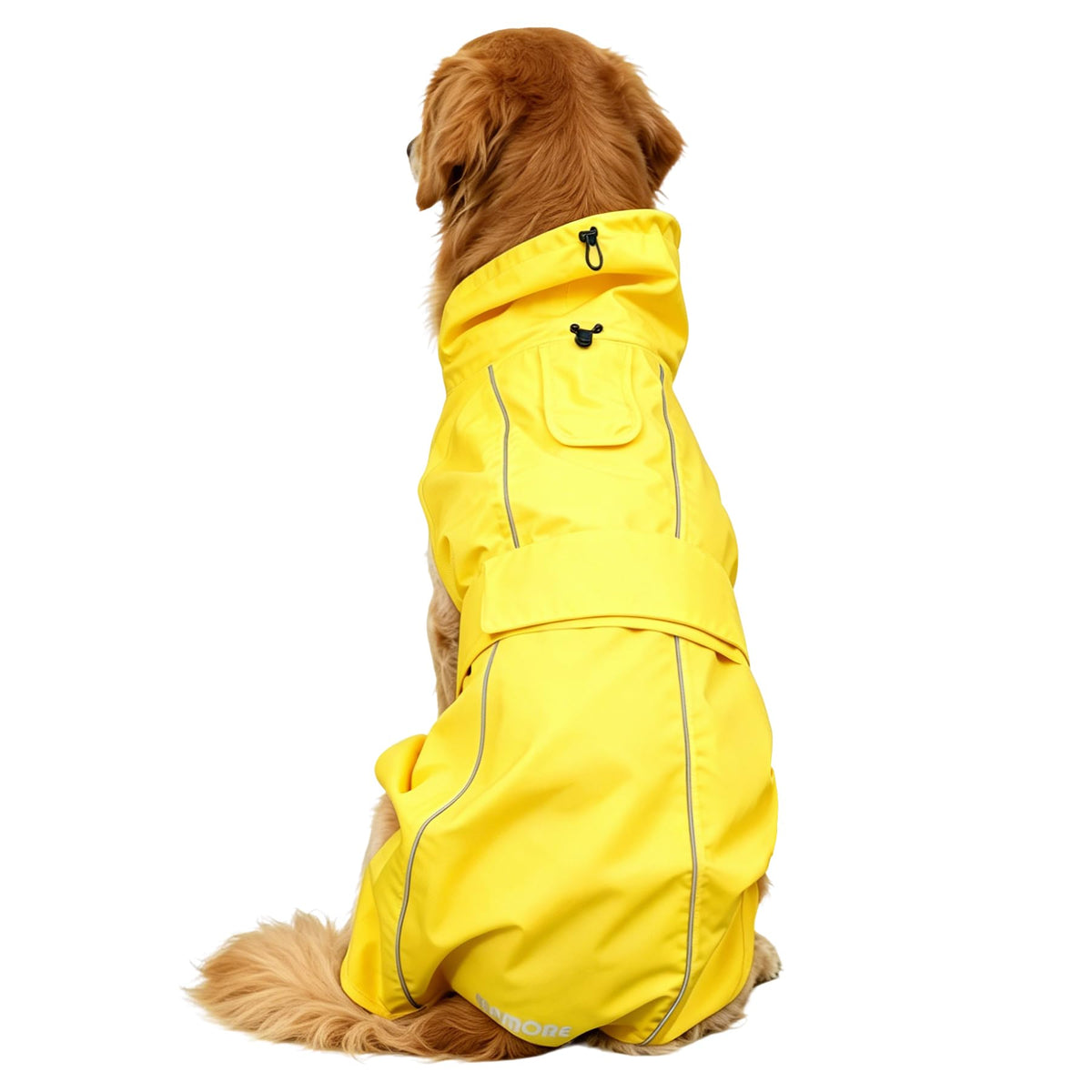 Waterproof Dog Raincoat (Yellow / Large(22-37lb))