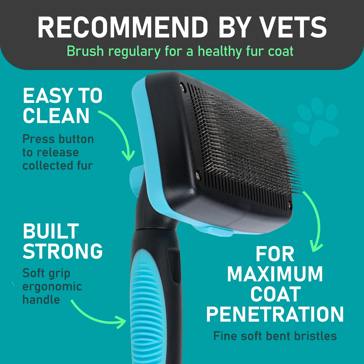 Dog Rake and Brush Set for Shedding (A - Rake & Brush (Best Value) / Large)