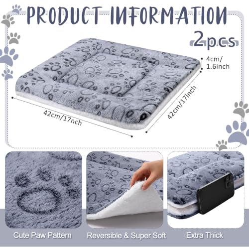 2 Pack Self Warming Cat Mat (Grey / 17'' X 17'')