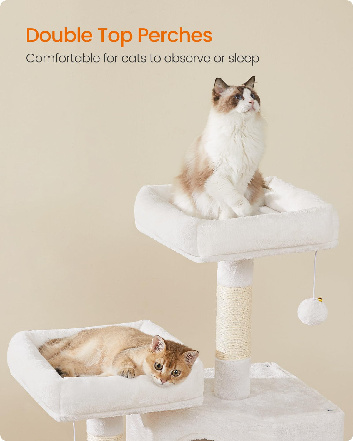 Cat Tree 45.3 (Cream White)