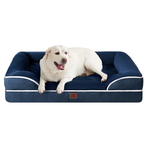 Orthopedic XXL Dog Bed (Navy / 46.0"l X 35.0"w X 7.5"th)