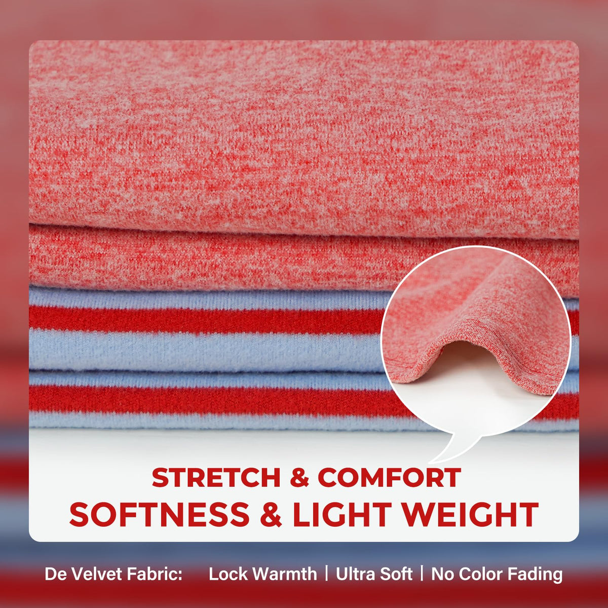 2Pack Dog Sweater for Small Dogs Soft Pet Coats Fleece Sweatshirt (Medium (7-11lbs) / 7# Stripe+red)