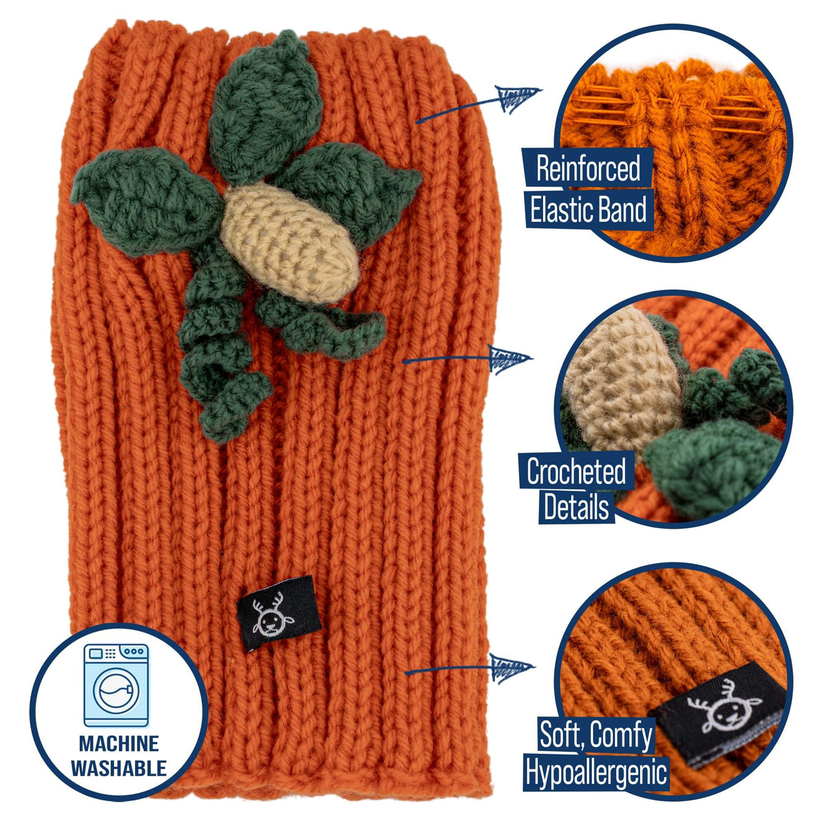 Pumpkin Dog Costume (Pumpkin / Large)